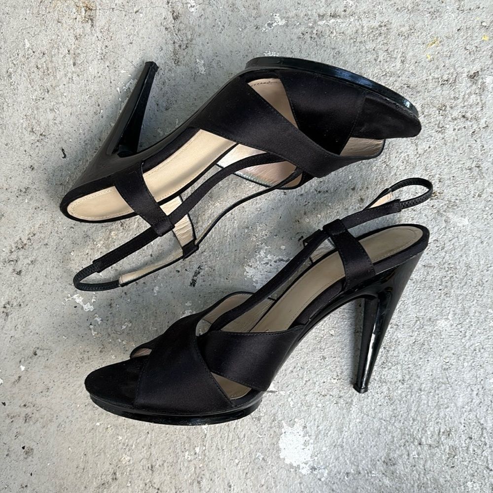 Jill Sander satin heels